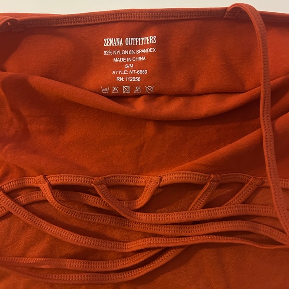 Zenana Outfitters Strappy Copper Camisole S/M New - Picture 2 of 3